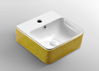 Glass Colorful Art Basin