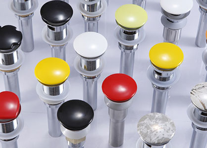Water Faucet & Pop-Up Drainer